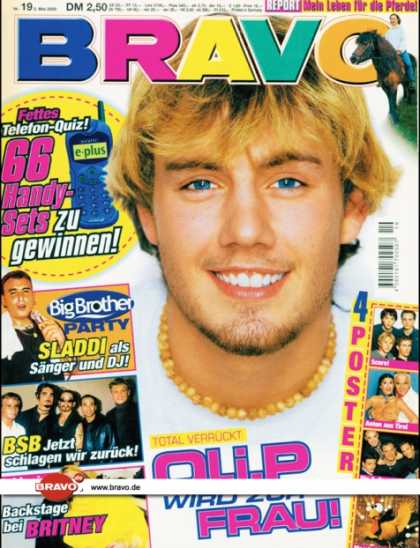 Bravo - 19/00, 03.05.2000 - Oliver Petzokat (Oli. P) - Zlatko Trpkovski (Big Brother, TV