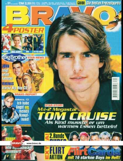 Bravo - 31/00, 26.07.2000 - Tom Cruise - John Milz, Verena Malta (Big Brother, TV Show)