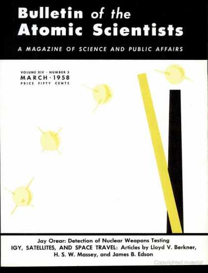 Bulletin of the Atomic Scientists - March 1958