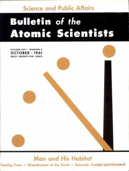Bulletin of the Atomic Scientists - October 1961