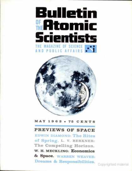 Bulletin of the Atomic Scientists - May 1963