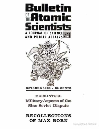 Bulletin of the Atomic Scientists - October 1965