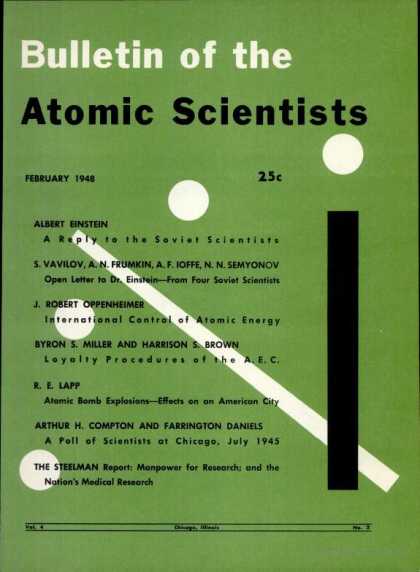 Bulletin of the Atomic Scientists - February 1948