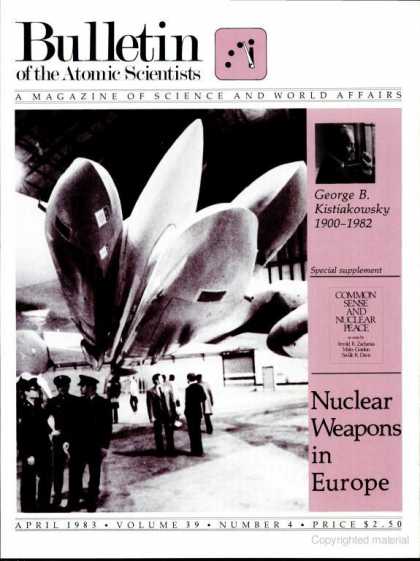 Bulletin of the Atomic Scientists - April 1983