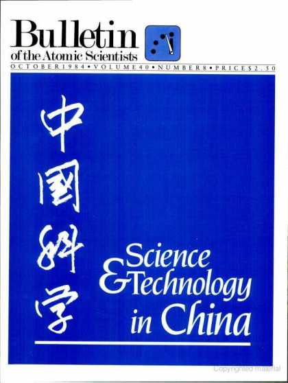 Bulletin of the Atomic Scientists - October 1984