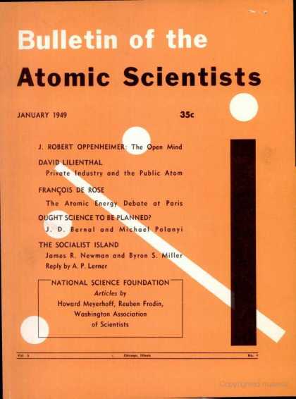 Bulletin of the Atomic Scientists - January 1949