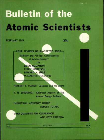 Bulletin of the Atomic Scientists - February 1949