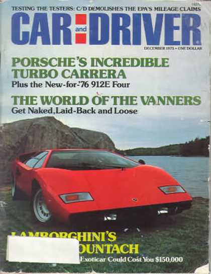 Car and Driver - December 1975