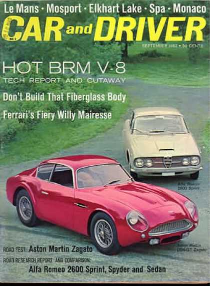 Car and Driver - September 1962