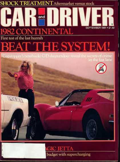 Car and Driver - September 1981