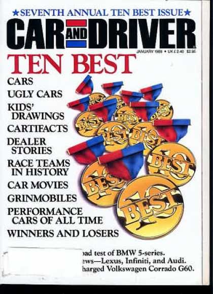 Car and Driver - January 1989