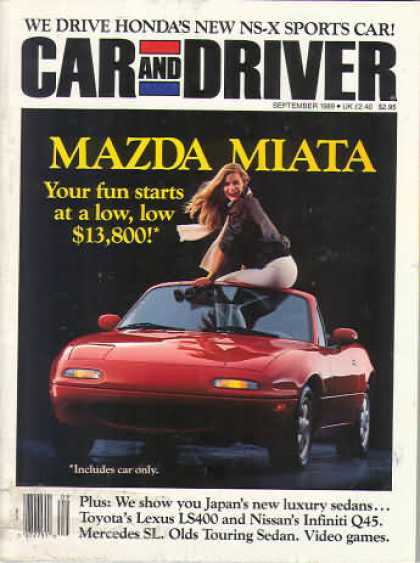 Car and Driver - September 1989