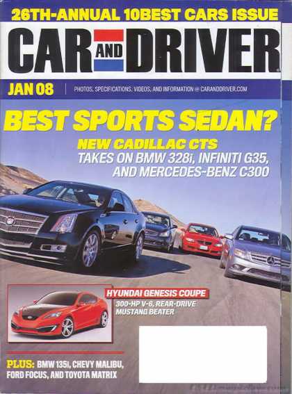 Car and Driver - January 2008