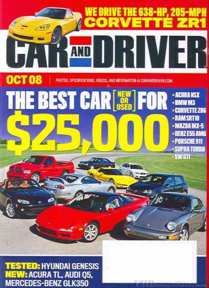 Car and Driver - October 2008