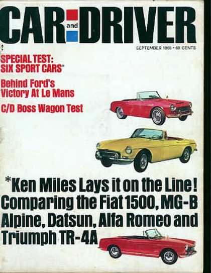 Car and Driver - September 1966