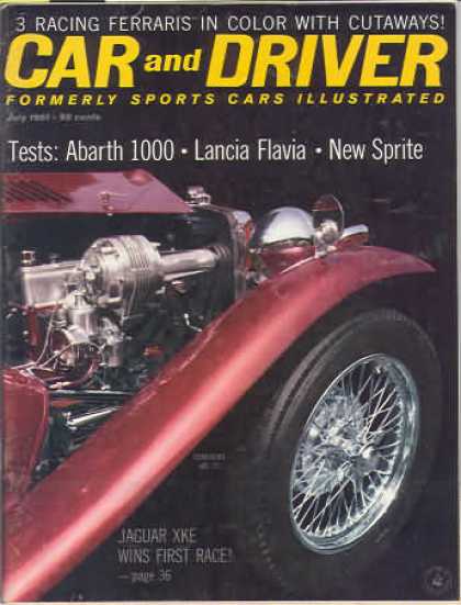 Car and Driver - July 1961