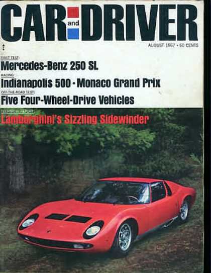 Car and Driver - August 1967