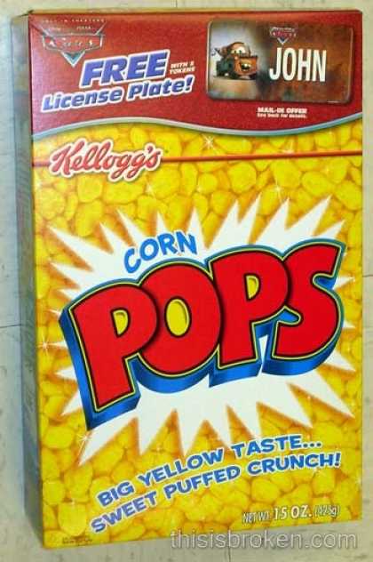 Cereal Boxes - Kellog's Corn Pops