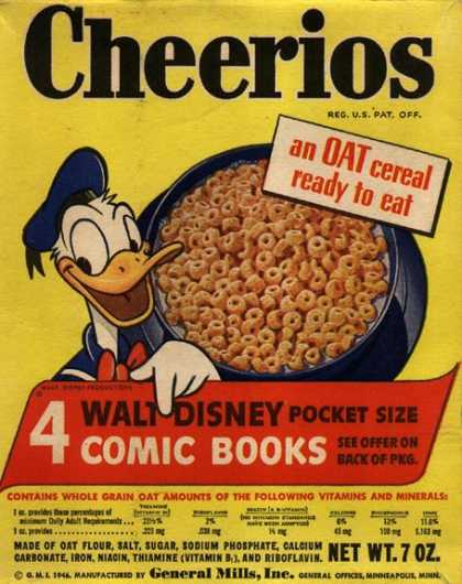 Cereal Boxes - Donald