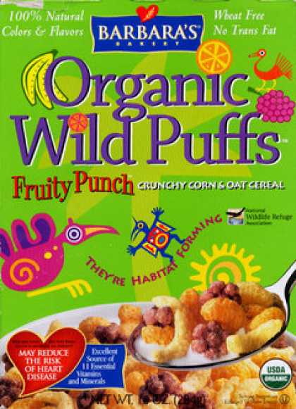 Cereal Boxes - Organic Wild Puffs