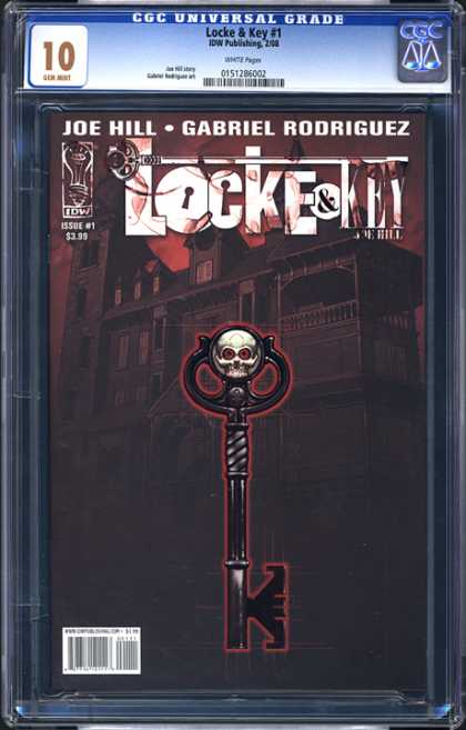CGC Graded Comics - Locke & Key #1 (CGC) - Joe Hill - Locke U0026 Key - Gabriel Rodriguez - Key - Castle