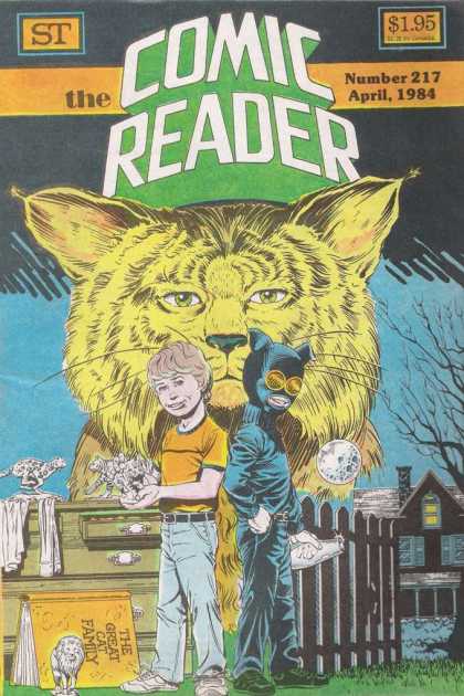 Comic Reader 217 - The Great Cat Family - One Little Boy - The Moon - House - Gate
