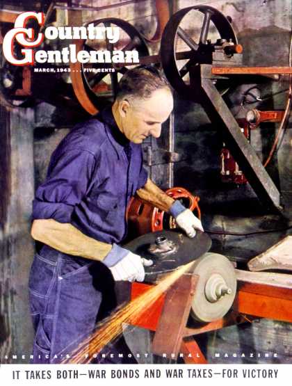 Country Gentleman - 1943-03-01: Sharpening a Disc (L.S. Willis)