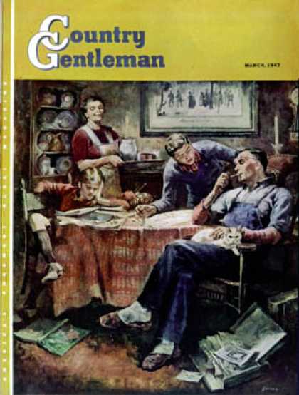 Country Gentleman - 1947-03-01: Around the Table after Dinner (Herman Geisen)