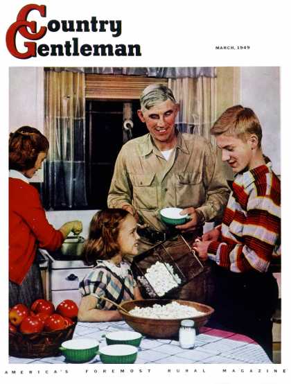 Country Gentleman - 1949-03-01: Making Popcorn (J.C. Allen)