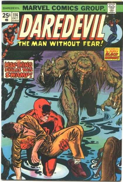 Daredevil 114 - Manthing - Swamp - Drown - Mud - Water