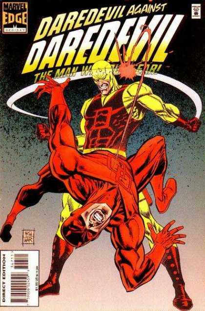 Daredevil 347 - Marvel Edge - Punch - Direct Edition - Red Suit - Yellow Suit