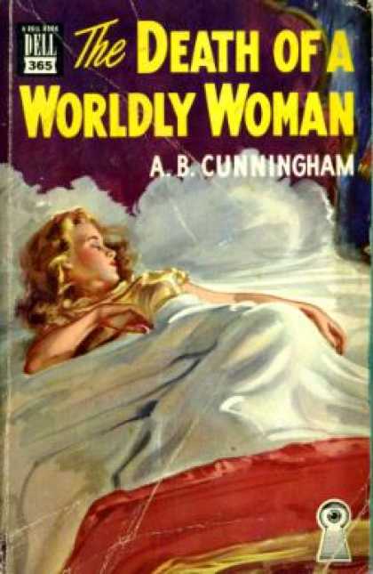 Dell Books - The Death of a Worldly Woman - A. B. Cunningham