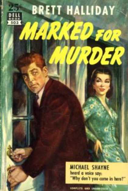 Dell Books - Marked for Murder - Brett Halliday