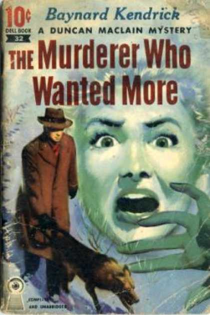 Dell Books - The Murderer Who Wanted More - Baynard Kendrick