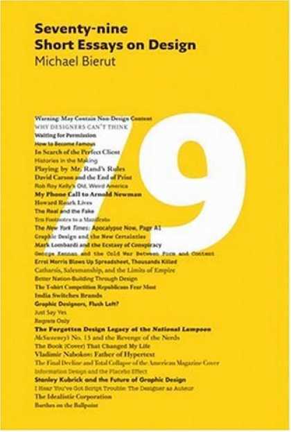 Design Books - 79 Short Essays on Design