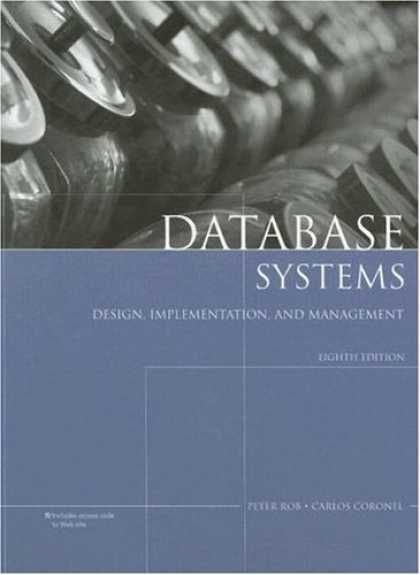 Design Books - Database Systems: Design, Implementation, and Management