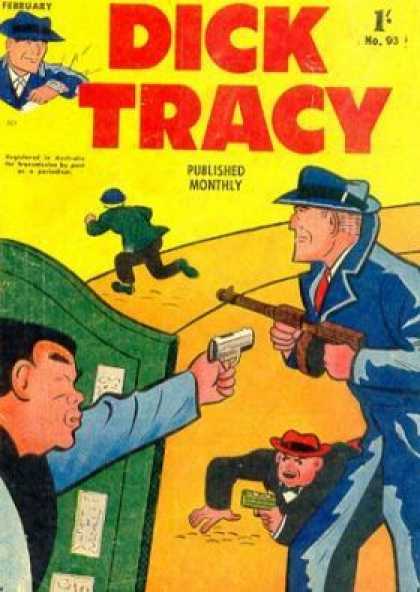 Dick Tracy 93 - Issue 93 - Monthly Comics - Tommy Gun - Detective - Classic Comics