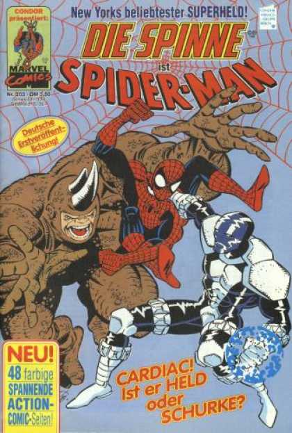 Die Spinne 363 - German - Spiderman - New Yorks Best Superhero - 2 Villians Attacking Spiderman - 2 Horns