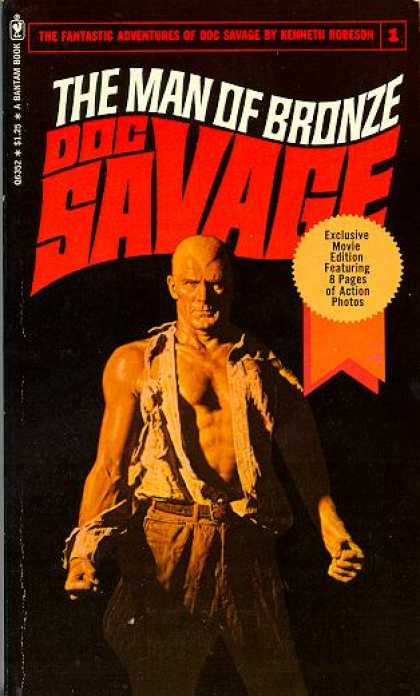 Doc Savage Books - The Man of Bronze Doc Savage
