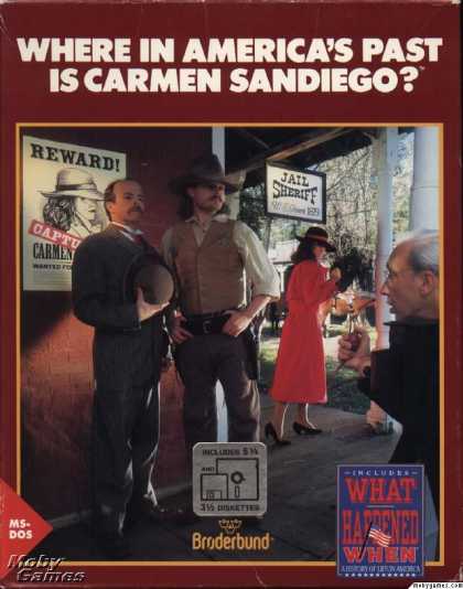 DOS Games - Where in America's Past is Carmen Sandiego?