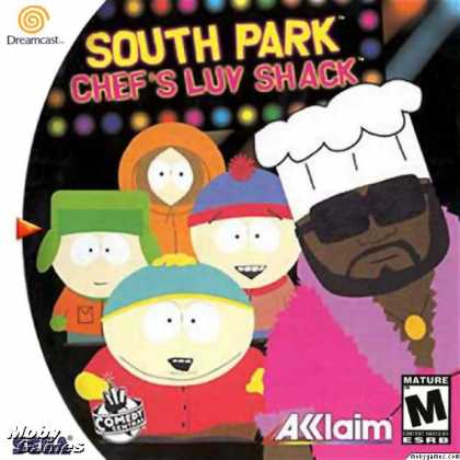 Dreamcast Games - South Park: Chef's Luv Shack