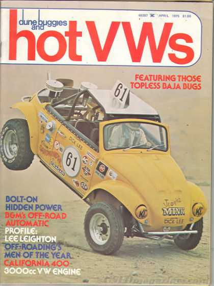 Dune Buggies and Hot VWs - April 1975