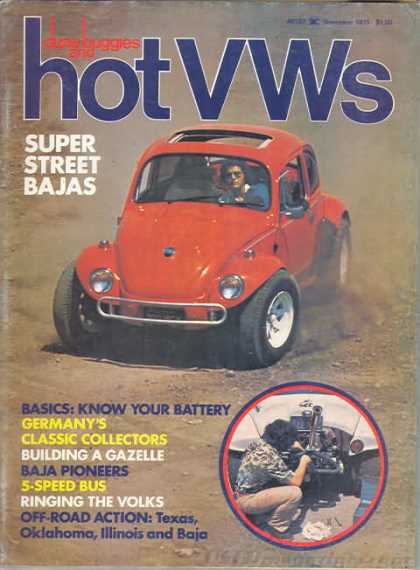 Dune Buggies and Hot VWs - November 1975