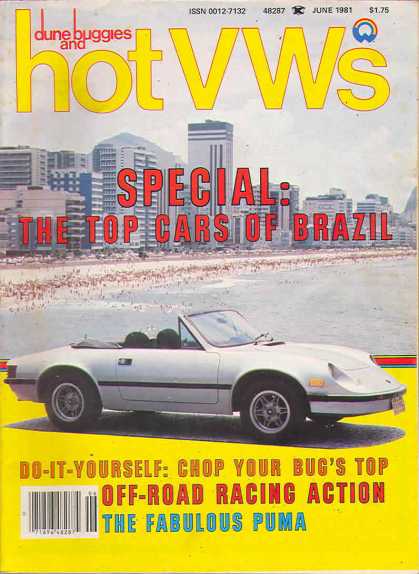 Dune Buggies and Hot VWs - June 1981
