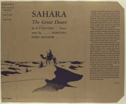 Dust Jackets - Sahara, the great desert