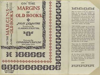 Dust Jackets - On the margins of old boo