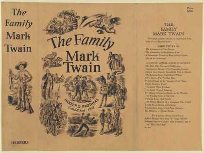 Dust Jackets - The family Mark Twain.
