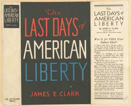 Dust Jackets - The last days of American