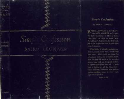 Dust Jackets - Simple confession.