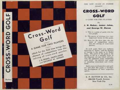 Dust Jackets - Cross-word golf, a game f